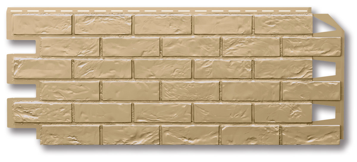 Фасадная панель ТЕХНОНИКОЛЬ ОПТИМА Кирпич, песочный  БШ